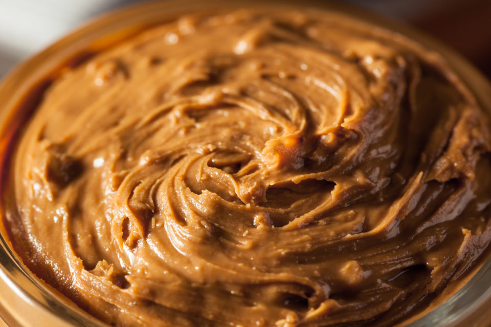 Homemade Sweet Cookie Butter in a Jar