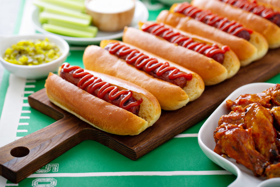 Hot dogs for game day