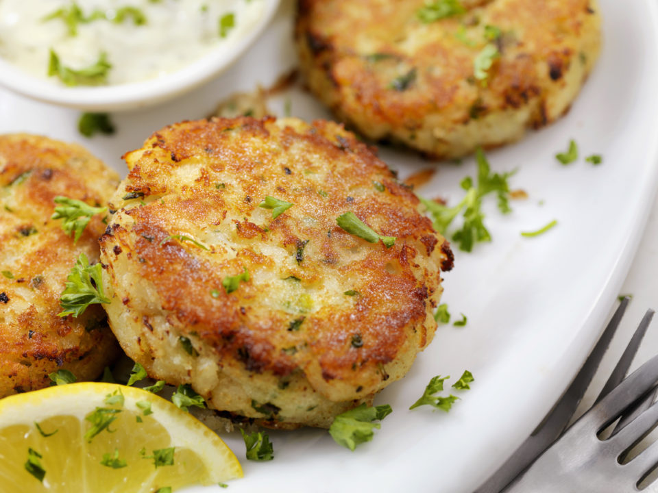 Crispy Golden Fish Cakes