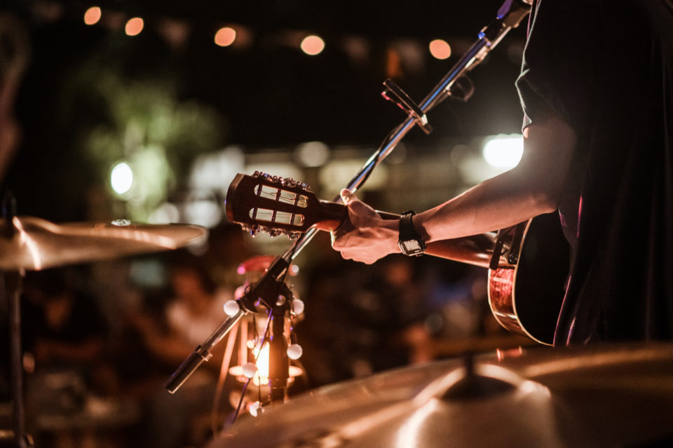 musicians at music festival